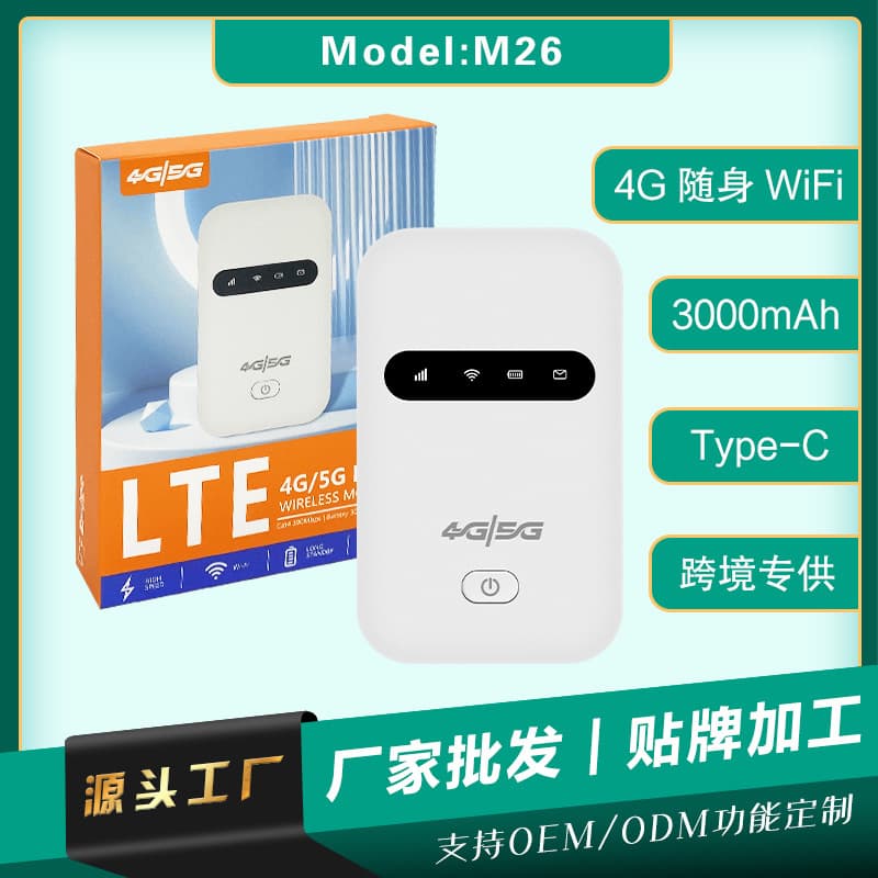 4G Portable WiFi Mobile Car MIFI Pocket WiFi Internet Mobile Router 5G