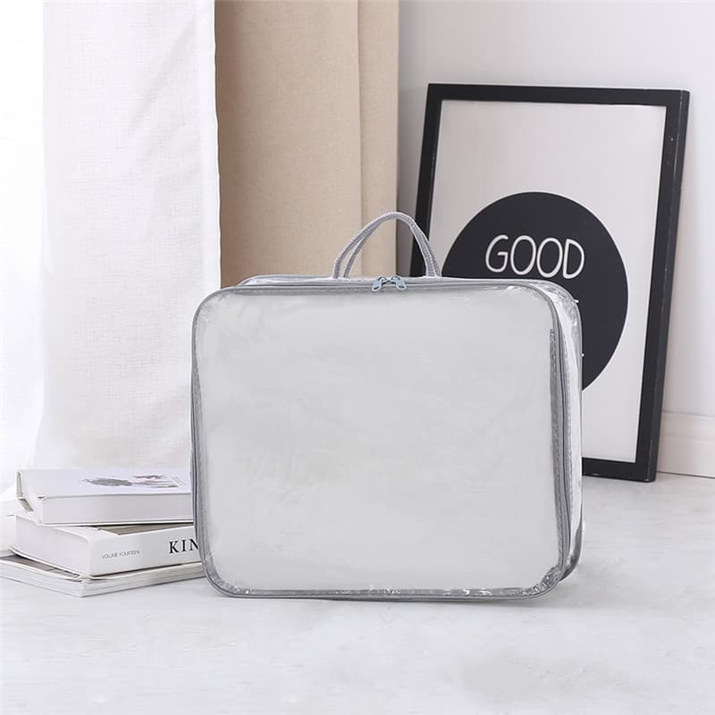 Customizable Steel Wire PVC Quilt Packaging Wholesale, Transparent Storage Bag, Cotton Quilt Plastic Dust-Proof Bag