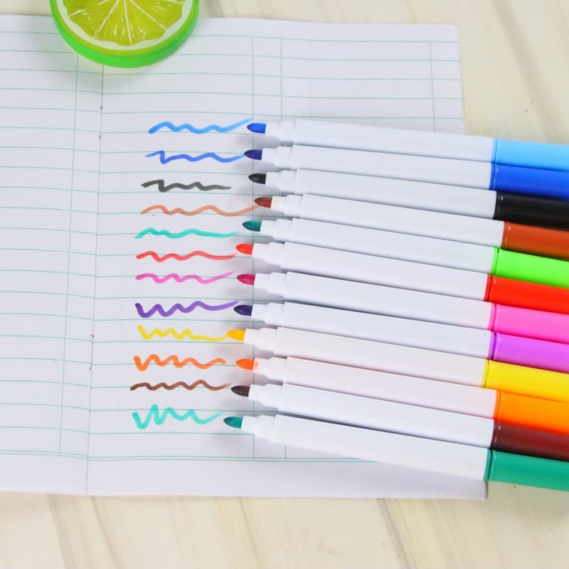 Eco-Friendly Children's Whiteboard Markers Student Colorful Reusable Erasable Whiteboard Markers Office Fine Tip Water-Based Marker Wholesale