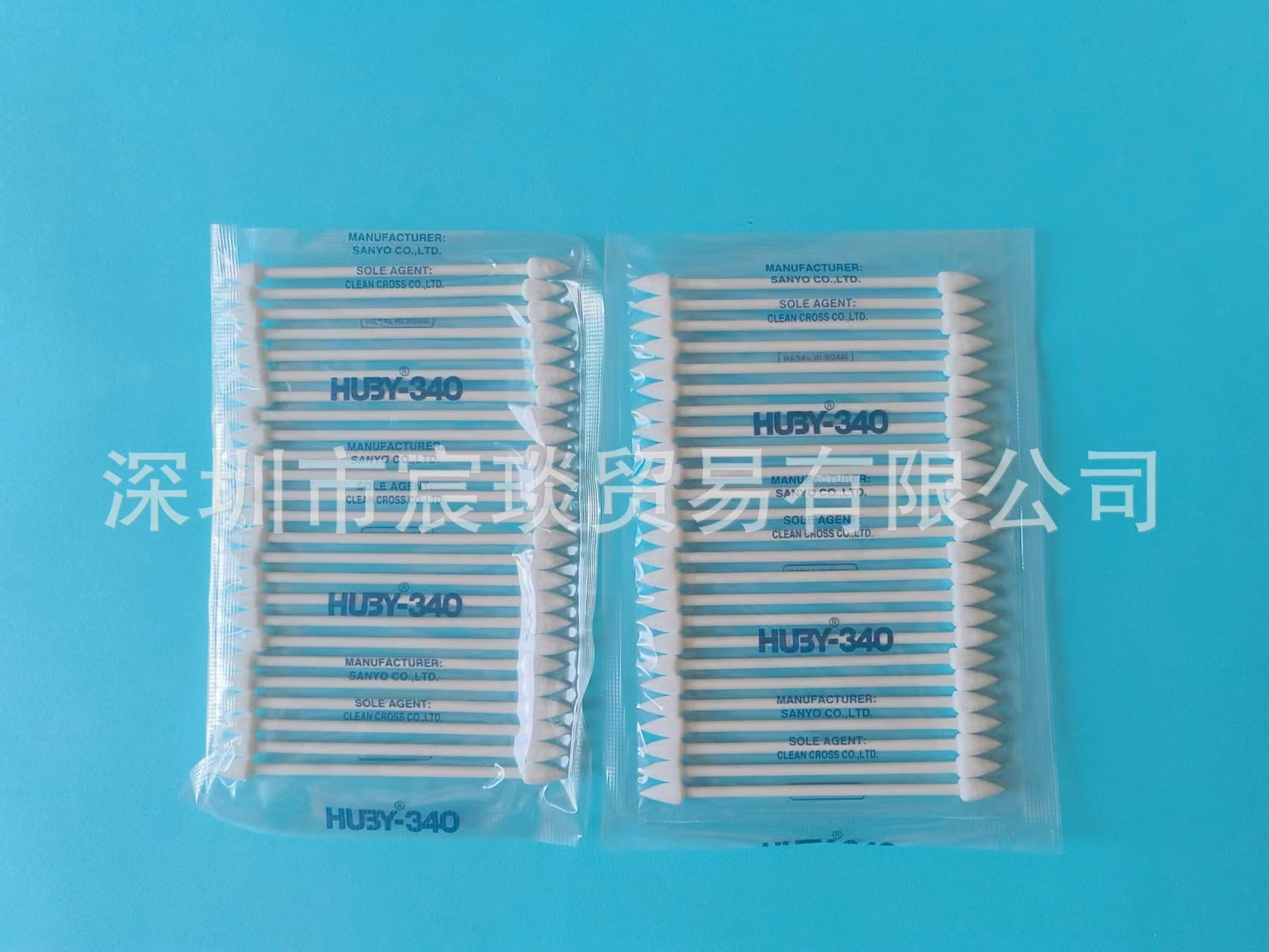 Japan original imported industrial cotton swabs CA-003 dust-free cotton swabs HUBY-340 cleaning cotton swabs dust-free cotton buds