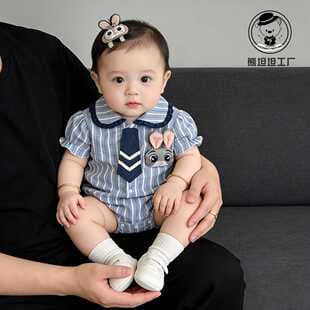Baby Clothes Summer Thin Summer Infant Girl Bodysuit Princess Bodysuit Summer Outing Crawling Suit