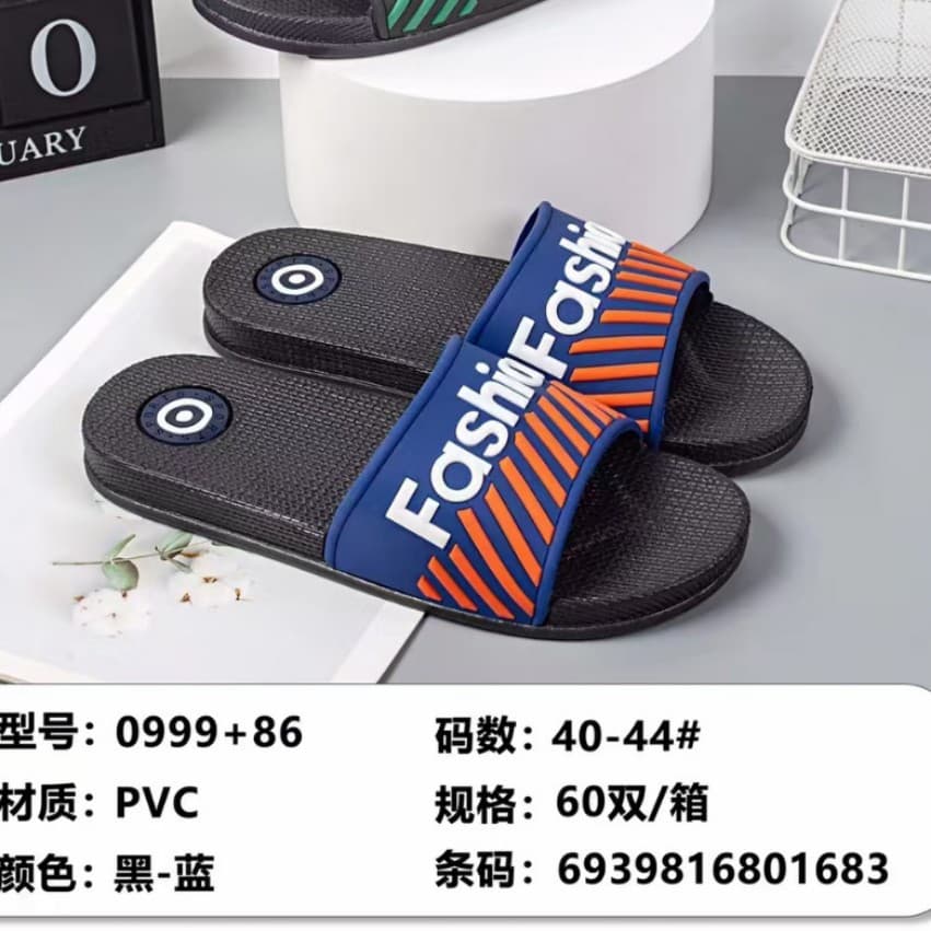 New Bomei Drip Plastic In-Ear Casual Fashion Simple Style Men's Slippers for Supermarket, Home, and Outdoor Use, Non-Slip, Wholesale