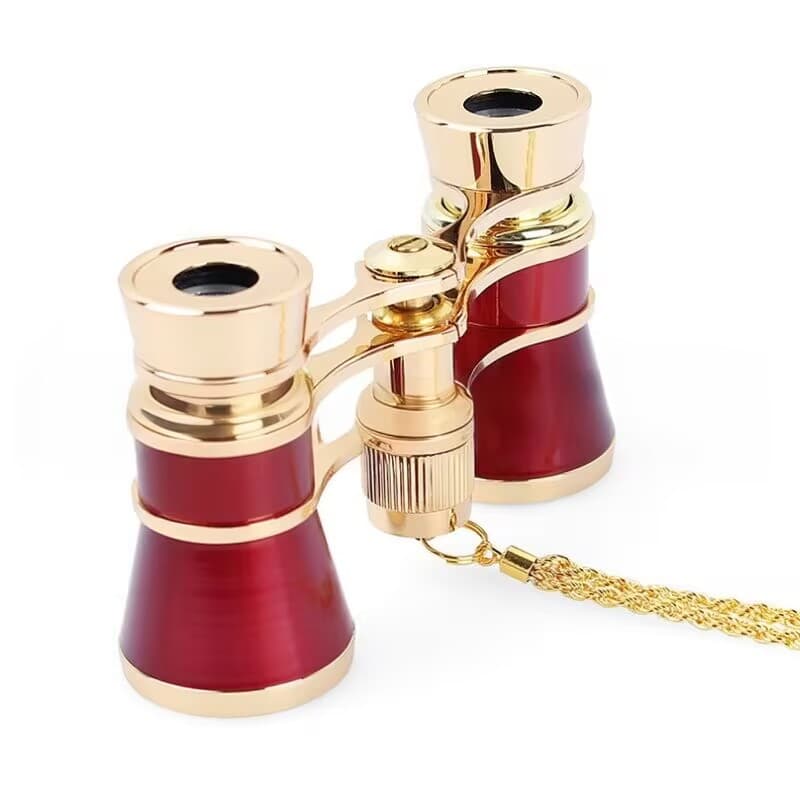 3x25 Theater Binoculars, HD Portable Retro-style Mini for Opera and Stage Performances