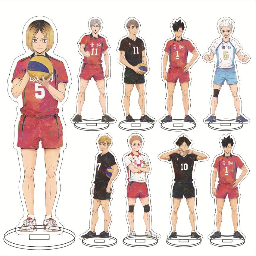 Haikyuu! Large Acrylic Stand: Hinata Shoyo, Kageyama Tobio, Sawamura Daichi