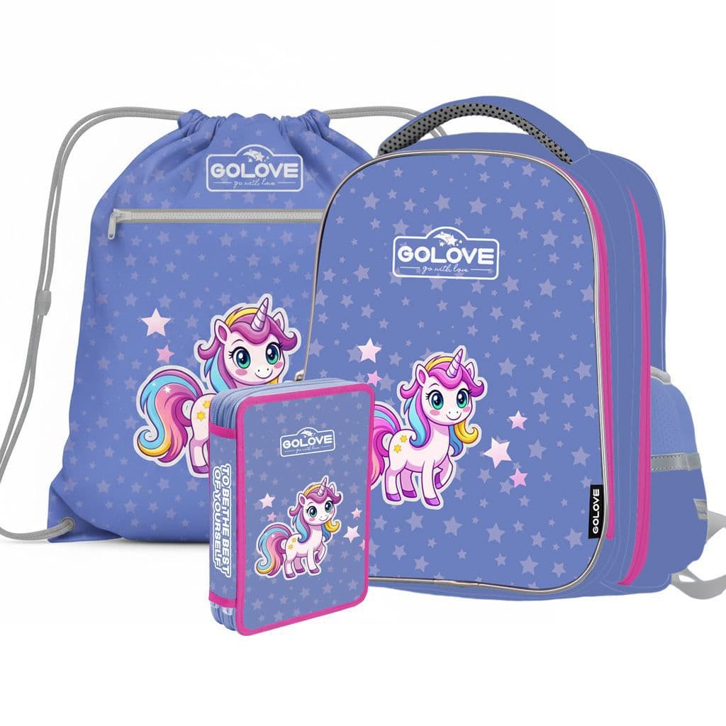 New Cross-Border GOLOVE Export Edition Primary School Backpack 2026 New Model for Grades 1-3 Children's Waterproof Bag