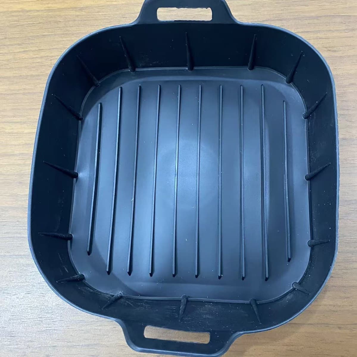 New Cross-Border Silicone Mat for Air Fryer, Square Non-Stick Silicone Baking Tray Mold