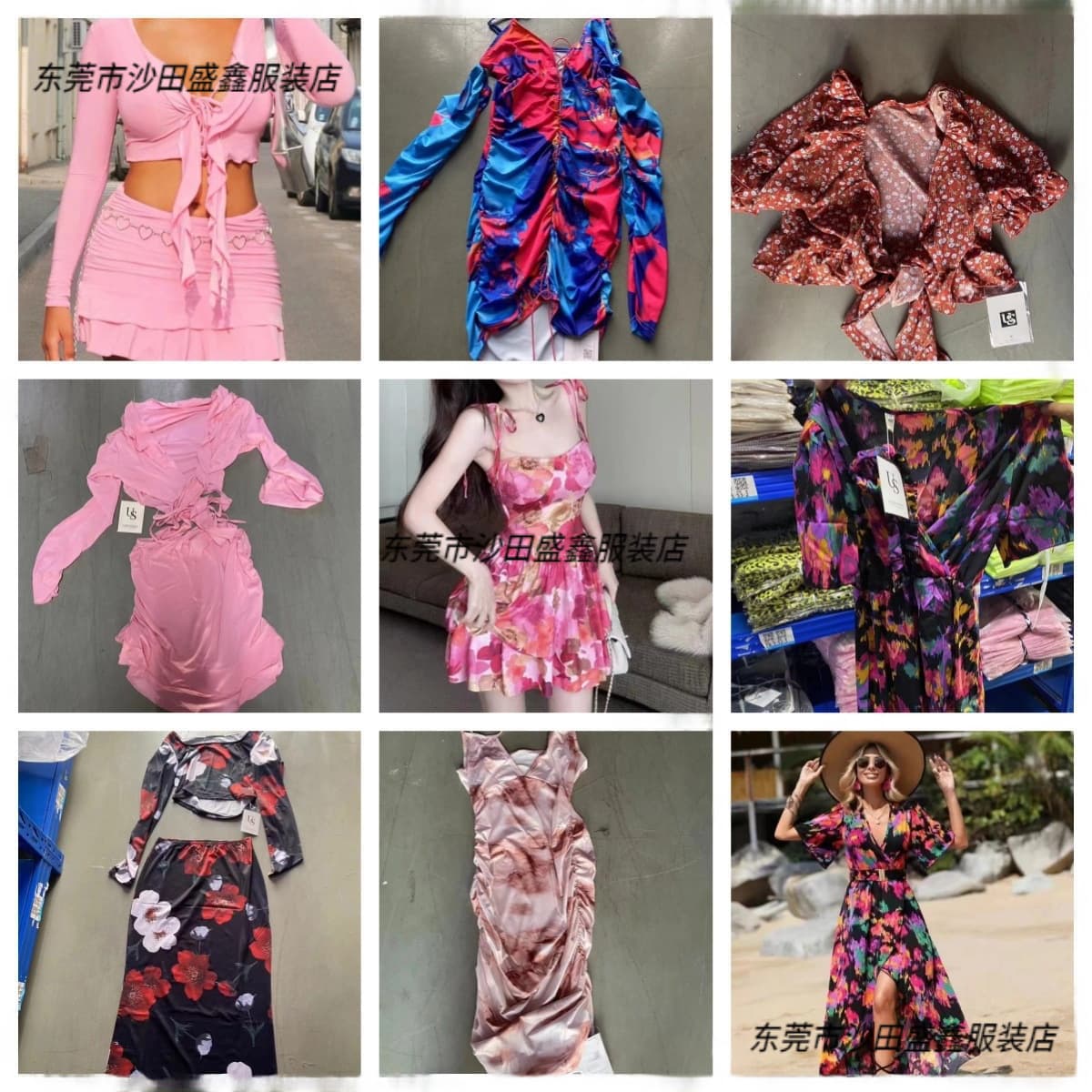 Shein European and American fashion women's clothing miscellaneous inventory supply wholesale Women's clothing wholesale