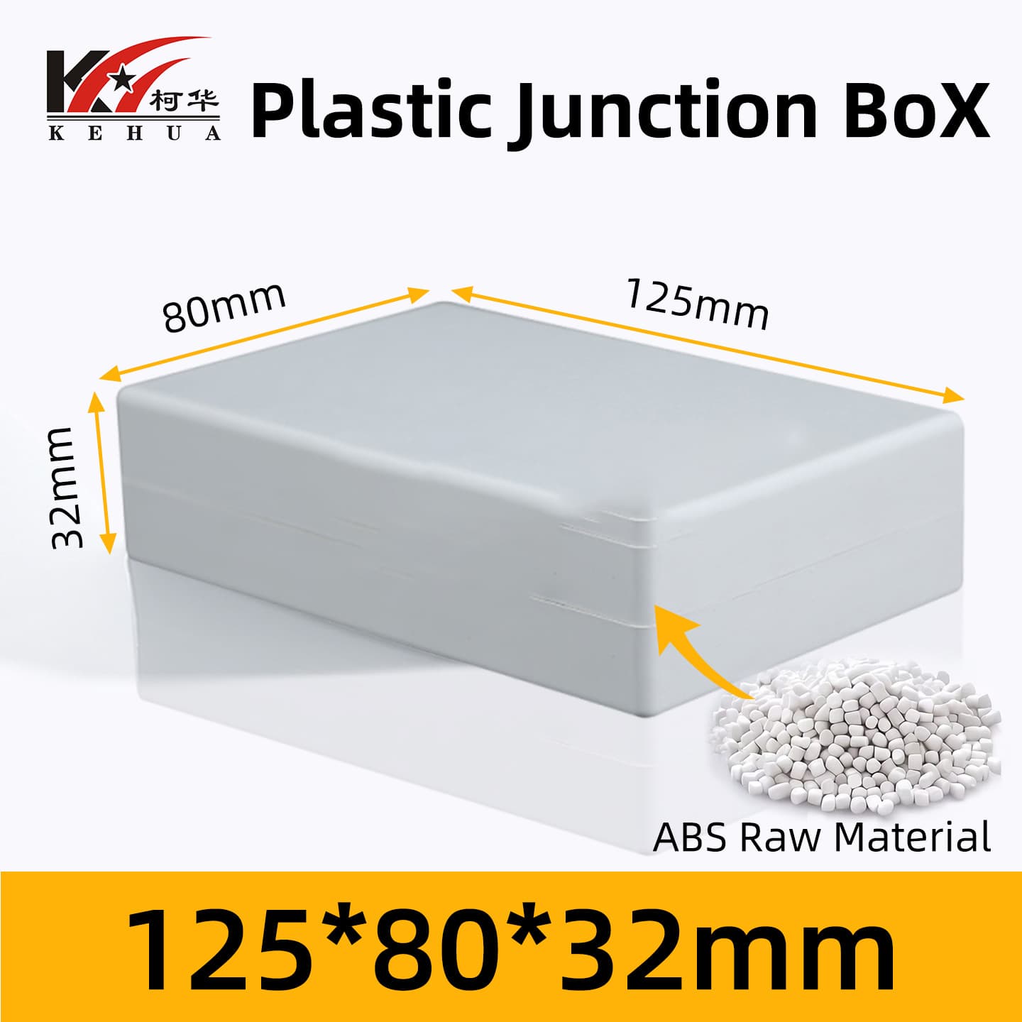125*80*32 / Power Meter Wiring Enclosure / Power Junction Box / Plastic Chassis Clearance Sale