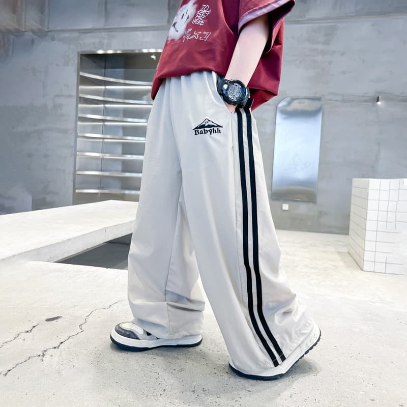 Boys Summer Outdoor Sports Quick-Dry Mosquito-Proof Pants 2026 New Style Teenagers Children Loose Wide-Leg Thin Trousers
