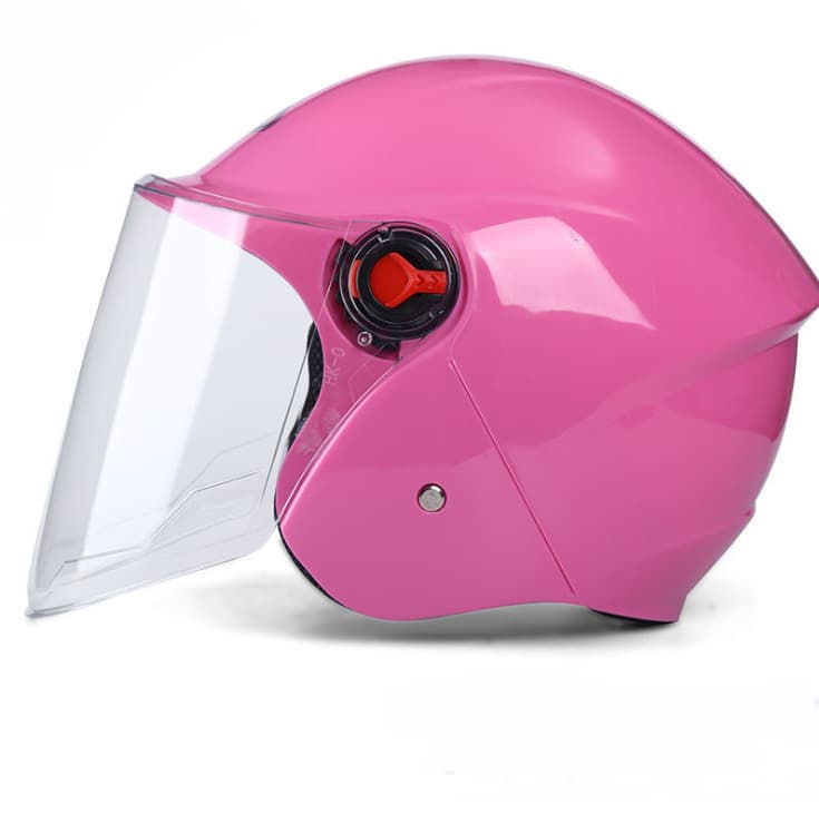 Cross-border exclusive battery electric vehicle helmet spring/autumn/winter warmth natural color half helmet all-season universal manufacturer wholesale