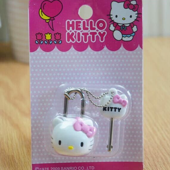 Cartoon small padlocks for suitcases, dormitory cabinets, diary books, cute doll-themed creative girl's drawer locks
