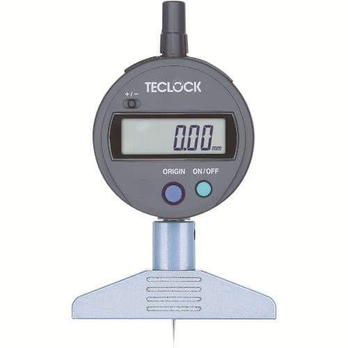 TECLOCK digital depth gauge DMD-210S2, measuring range 0–12mm