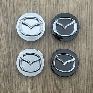 Compatible with Mazda Wheel Hub Caps 57mm Mazda6 Wheel Center Plastic Cover 56mm Mazda3 Tire Center Emblem