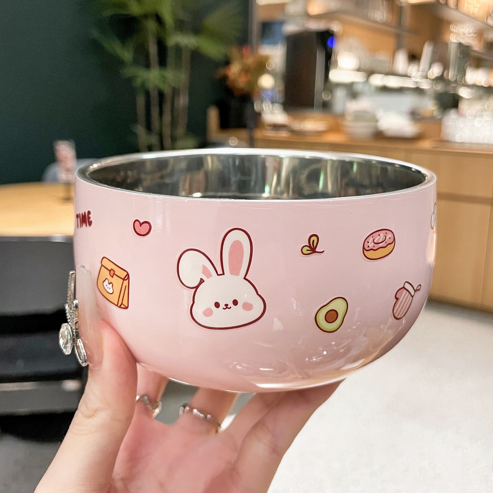 316 stainless steel bowl, children's bowl, baby food supplement bowl, double layer anti-scalding