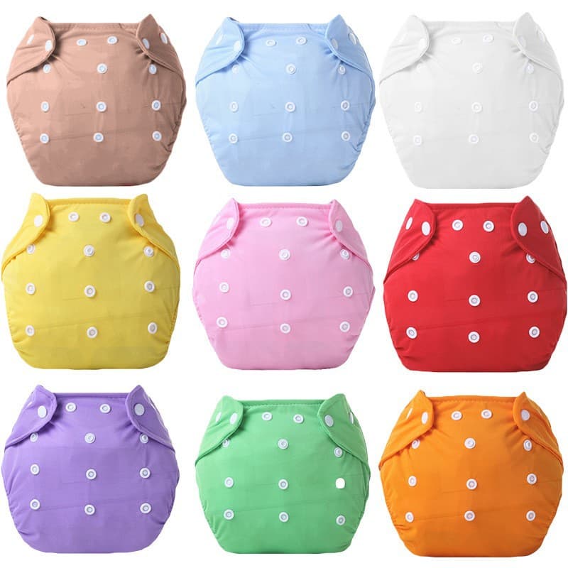 Baby Cloth Diaper Newborn Diaper Pants Waterproof Training Pants Diaper Pants for Boys and Girls Leak-Proof Pull-Up Pants