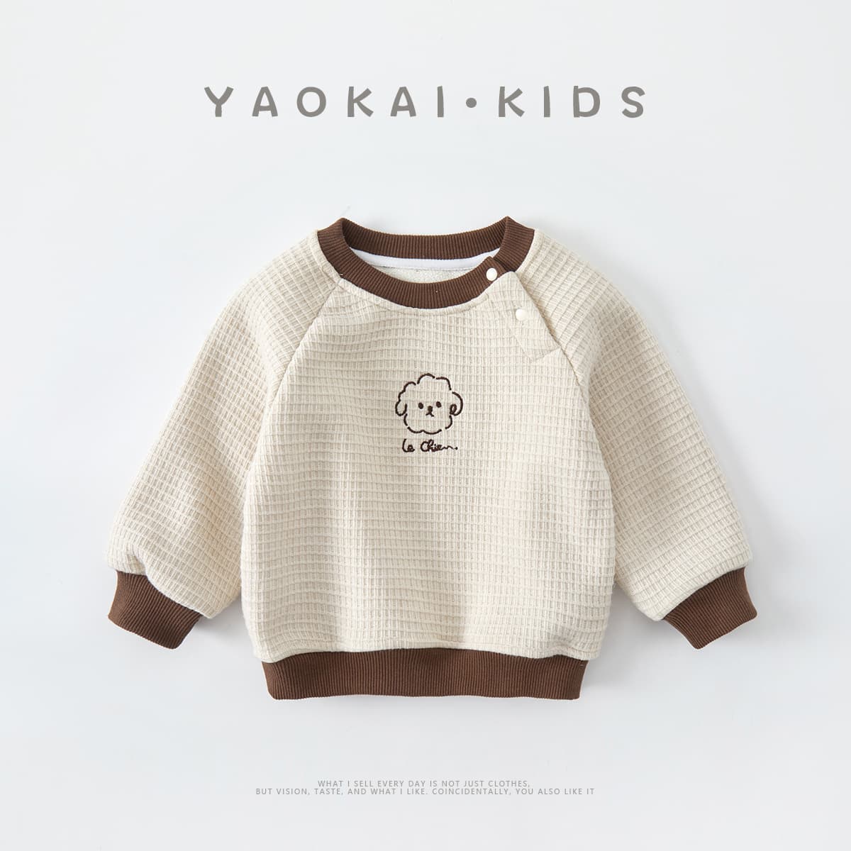 2024 Autumn and Winter Boys' Sweaters Cute Round Neck Baby Boy Tops Plus Velvet Thickened Warm Baby Clothes