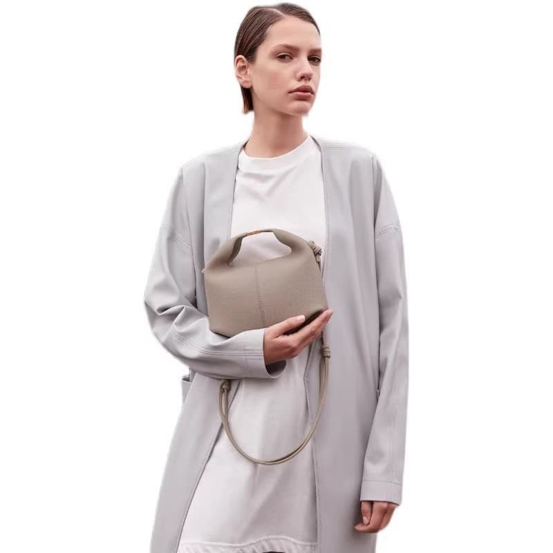 Cross-Border Exclusive Polen French Bento Bag Genuine Leather New Poleno Fashion Commuter Shoulder Crossbody Women's Bag