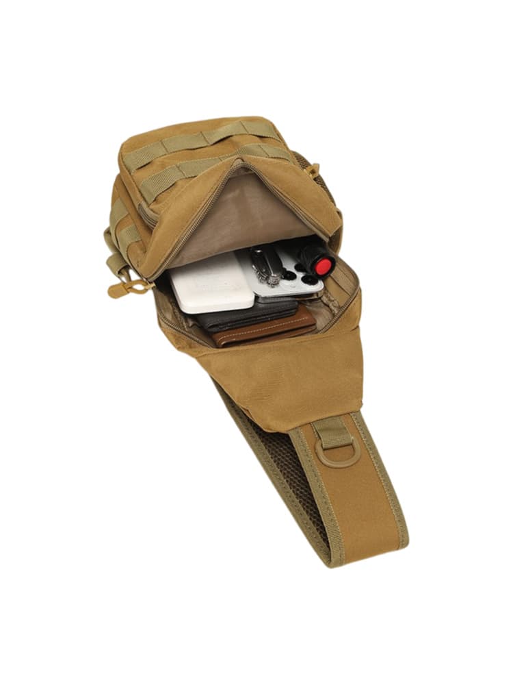 Cross-border Military Fan Chest Bag Tactical Fishing Chest Bag Outdoor Chest Bag Multifunctional Crossbody Cycling Sports Camo Chest Bag