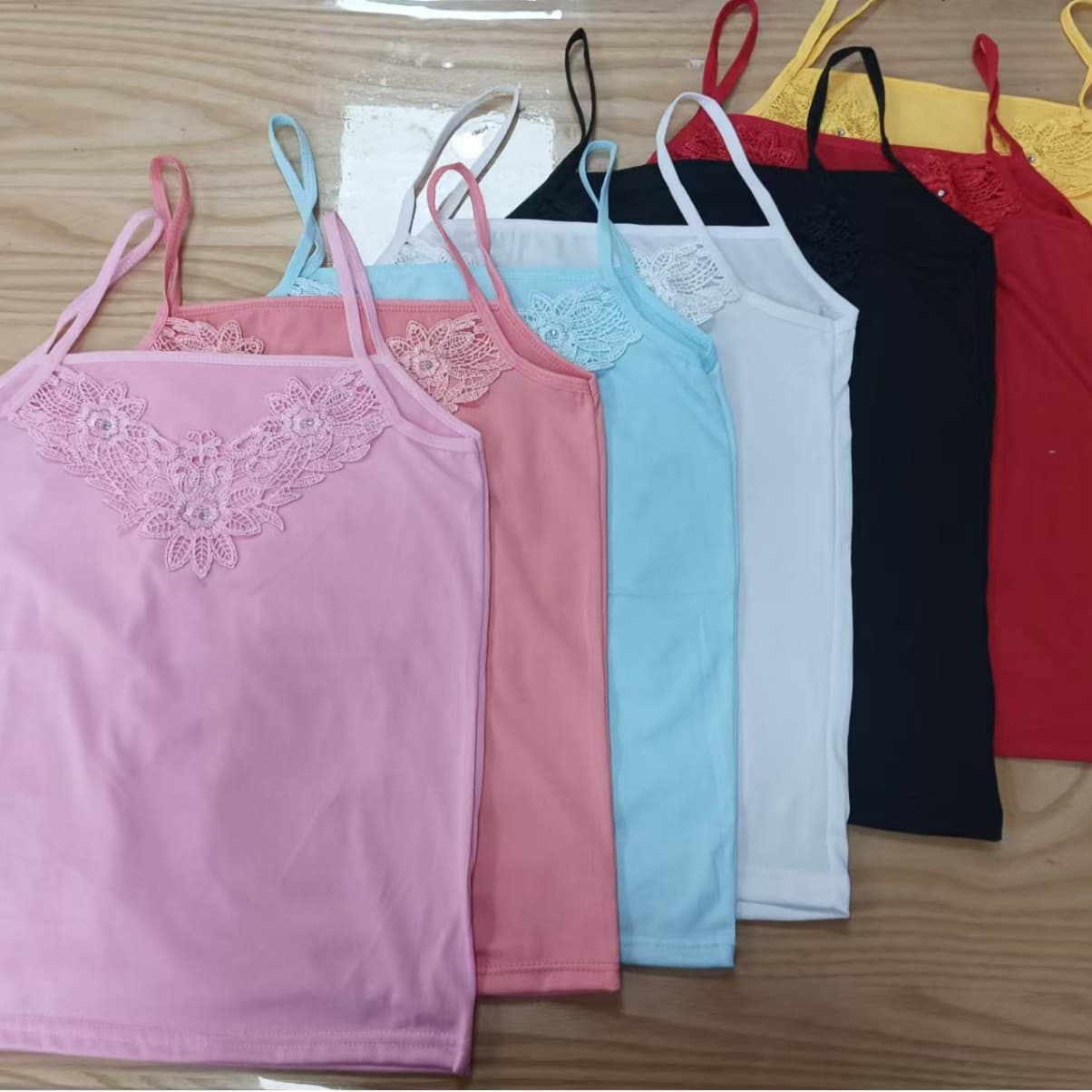 Export Sleeveless Top Style Factory Direct Sales, Lace Trim Hot-Selling Women's Camisole