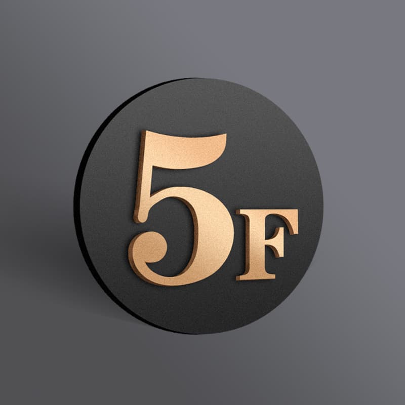 Custom Floor and Door Plates, Acrylic Hotel Direction Signs, Lobby Guidance and Floor Index Panels