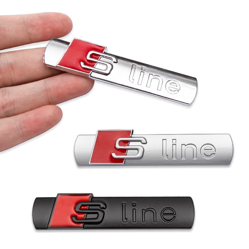 Sline Side Badge Q5 Q7 A3 A5 A4 L A6 L A8 L for Audi Car Sticker Sport Emblem