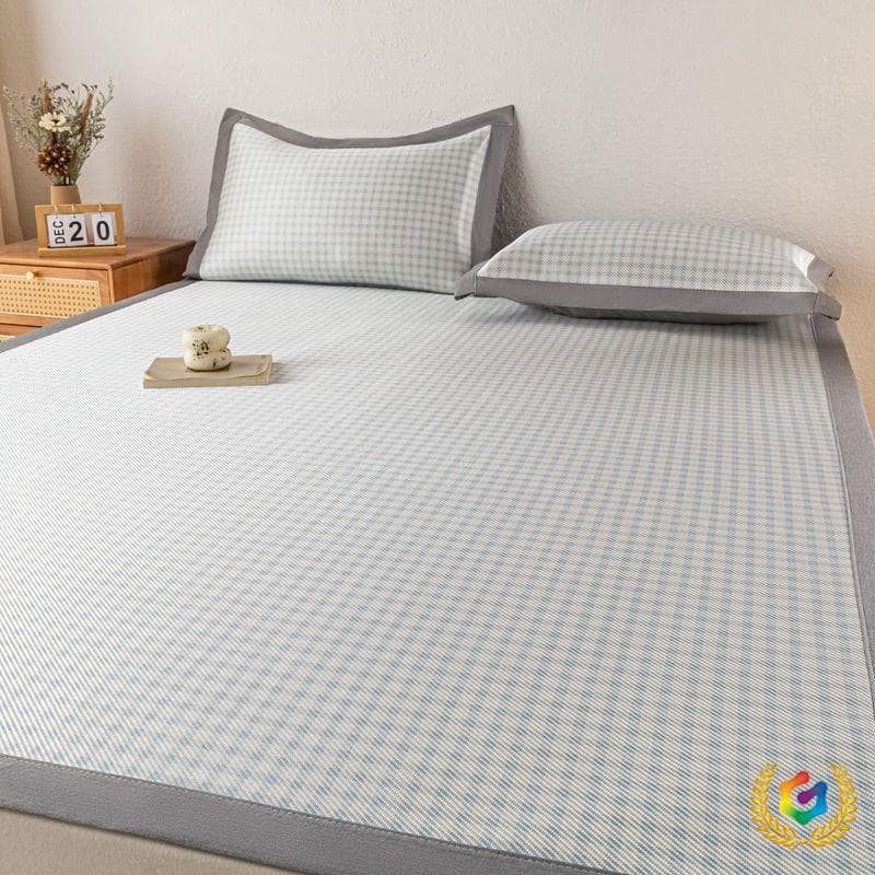 ✅ Summer Ice Rattan Cool Mat, Ice Silk Mat, Cute Children's Three-Piece Set, Air Conditioning Soft Mat, Ins Style Cartoon Foldable