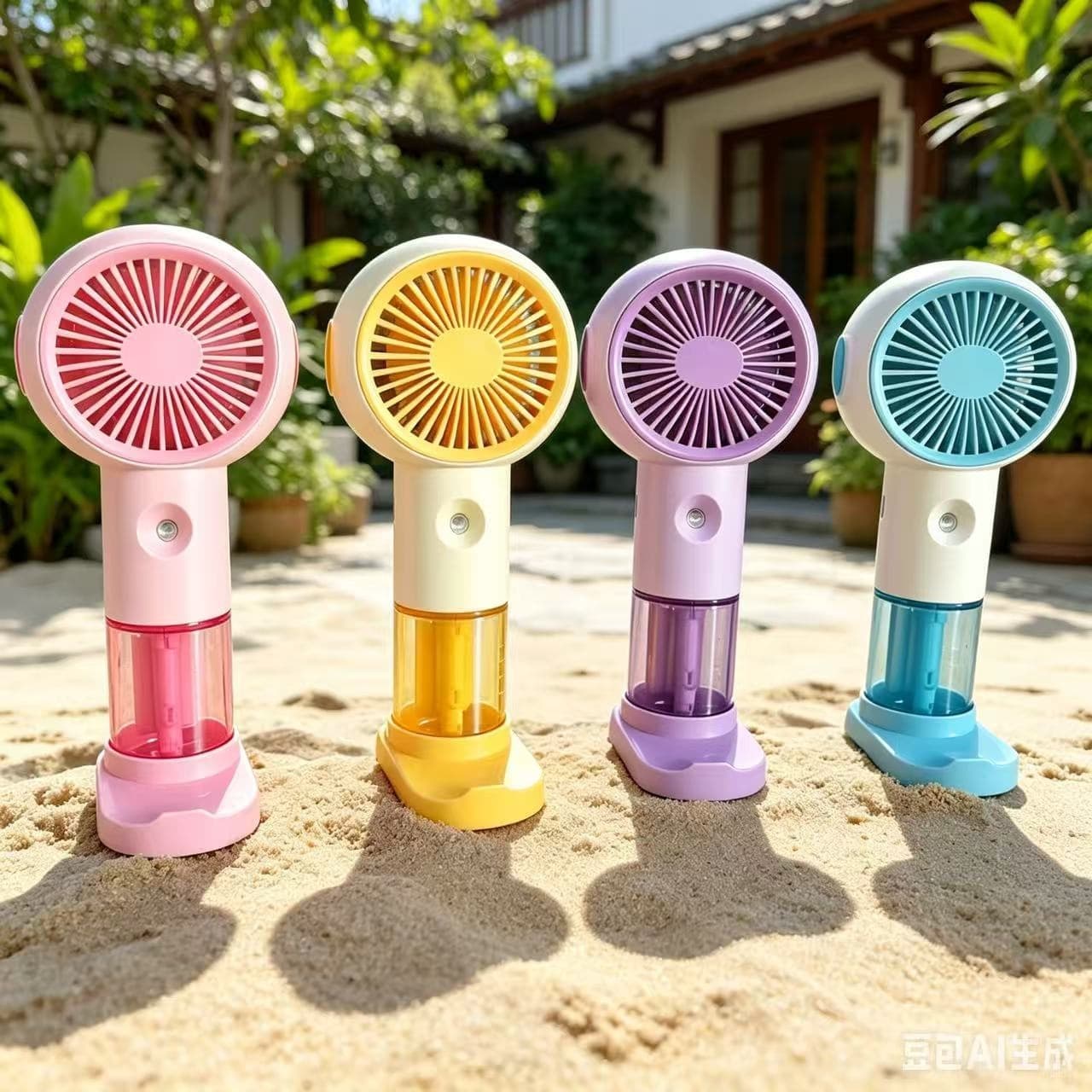 Southeast Asia's Best-Selling Handheld Spray Fan, Portable Hydration, Cooling, Humidification, Water Spray Electric Fan, Rechargeable Small Fan