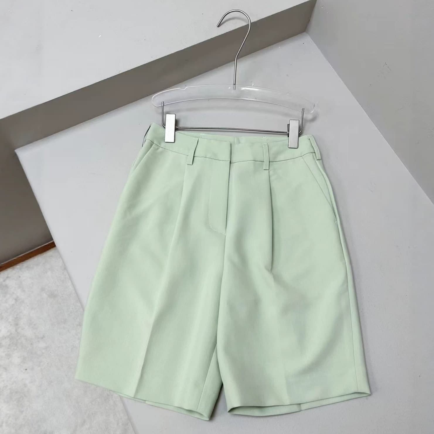 【HP5126】Ladies suit shorts, high waist, medium pants, three-dimensional cutting