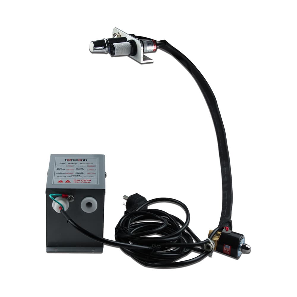 Anti-Static Ion Air Nozzle, Power Supply, Static Elimination and Dust Removal Ion Air Nozzle and Gun Kit 21B