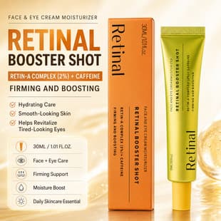 Retinol Cream RETINAL BOOSTER SHOT FACE & EYE CREAM MOISTURIZE