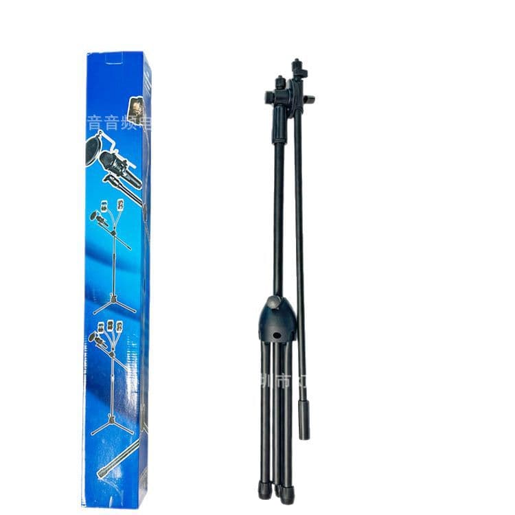 Microphone Stand, Adjustable Stage Performance Stand, Heavy-Duty Tripod, Handheld Mic Stand for Karaoke