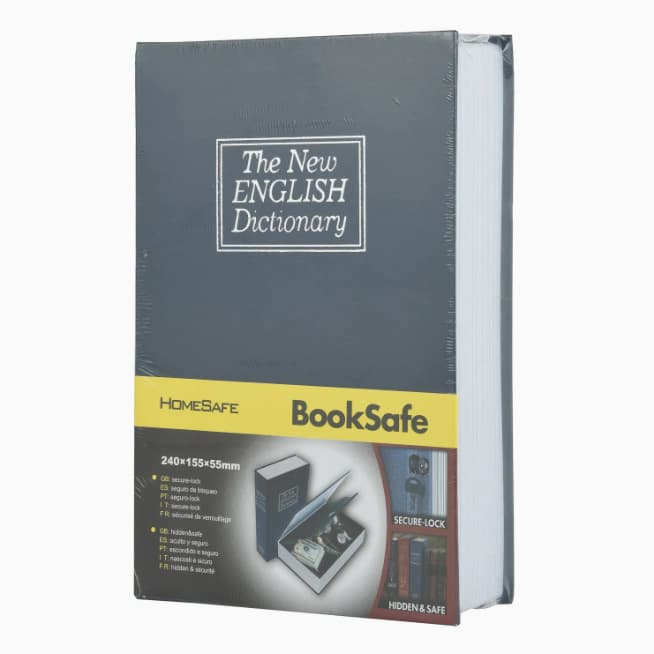 English Dictionary Style Book Safe, Medium Size Simulated Small Safe, Cross-Border Book Safe