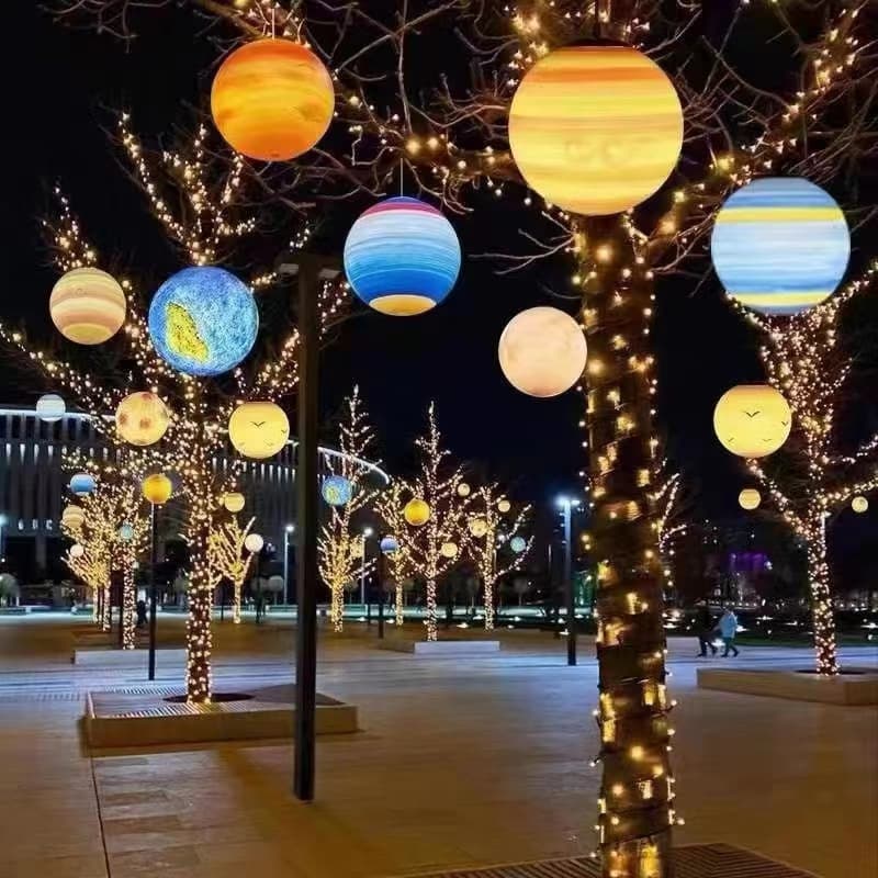 Solar Landscape Light - Dandelion lamp for scenic parks, real estate plazas, shopping malls outdoor waterproof lighting.