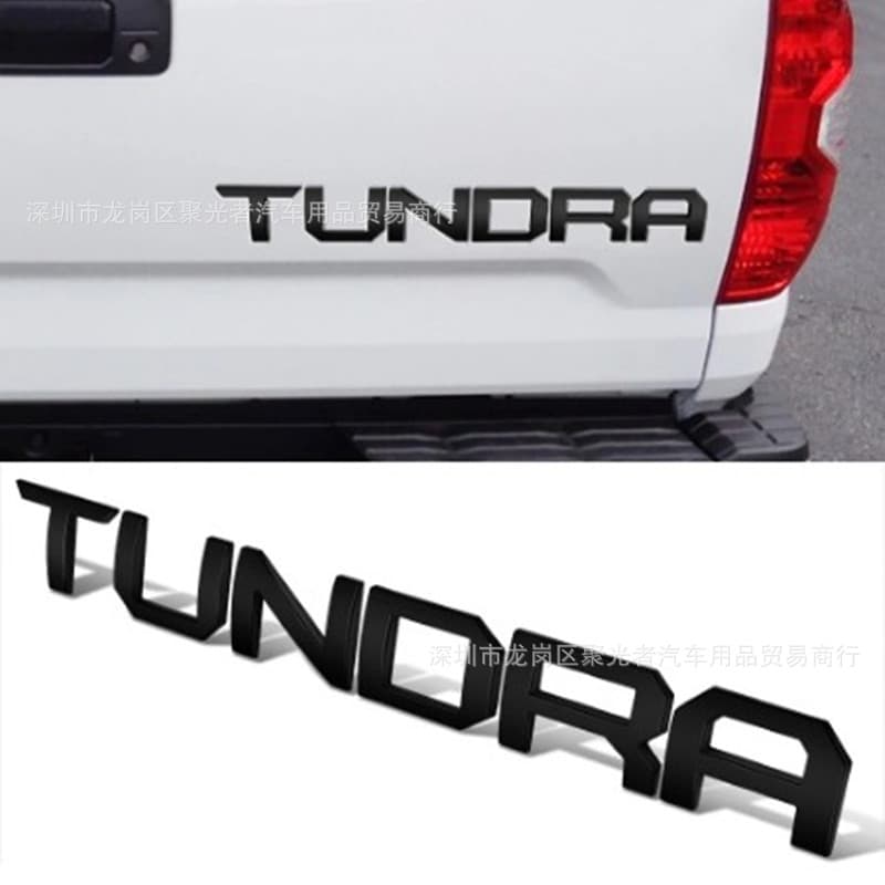 Suitable for Toyota Tundra car logo, TACOMA car logo, Takuma pickup truck rear trunk label, TUNDRA car sticker