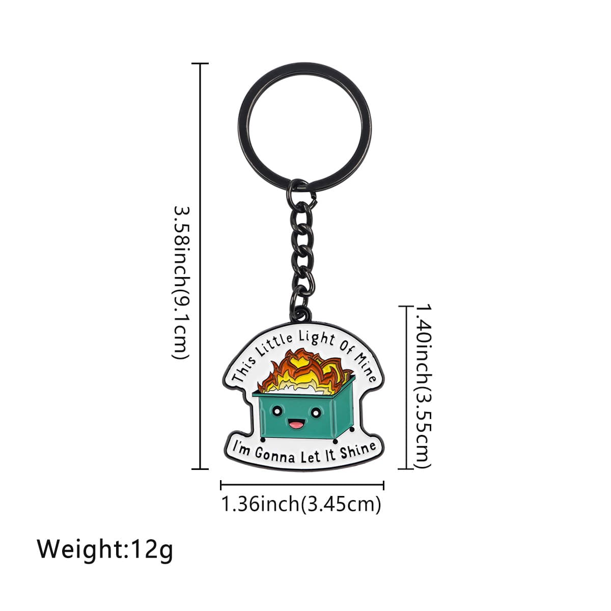 Cartoon Raccoon Keychain Key Ring Student School Bag Backpack Accessory Pendant Keychain Accessory