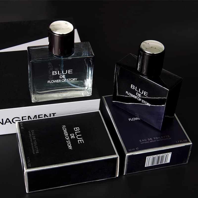 Viral Hit Flower Story Azure Men's Perfume Long-Lasting Eau de Toilette Oceanic Scent Cologne Charming Fragrance