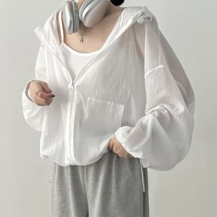 Women's Summer Spring Thin Breathable Jacket New UV Protection Outdoor Fishing Sunscreen Coat Korean Style