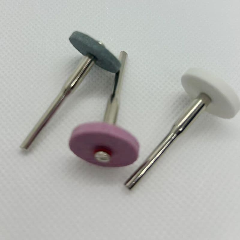 Mini Grinding Wheel Head, Grinding Wheel Disc for Metal Polishing, Red Corundum Fire Stone Grinding Head, Electric Grinder Accessories