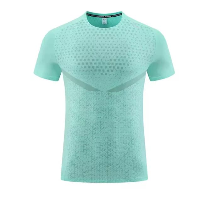 Summer 3D men's T-shirt sports running top quick-drying breathable round neck short-sleeved pullover outdoor sports for men