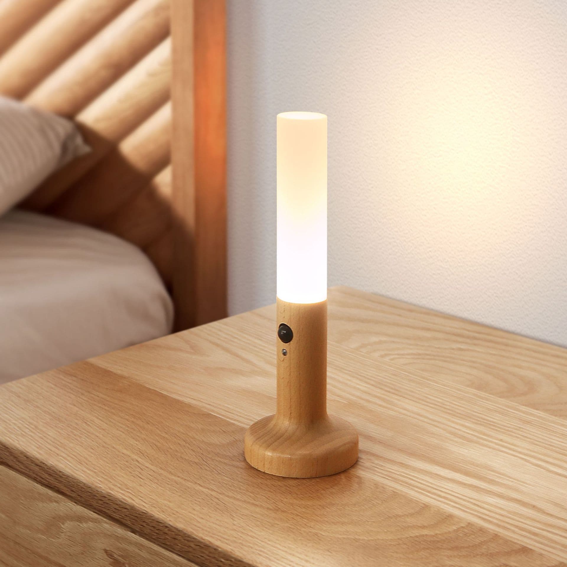 Cross-border new product induction lamp magnetic cylindrical night lamp bedside table lamp bedroom dormitory atmosphere light wall lamp