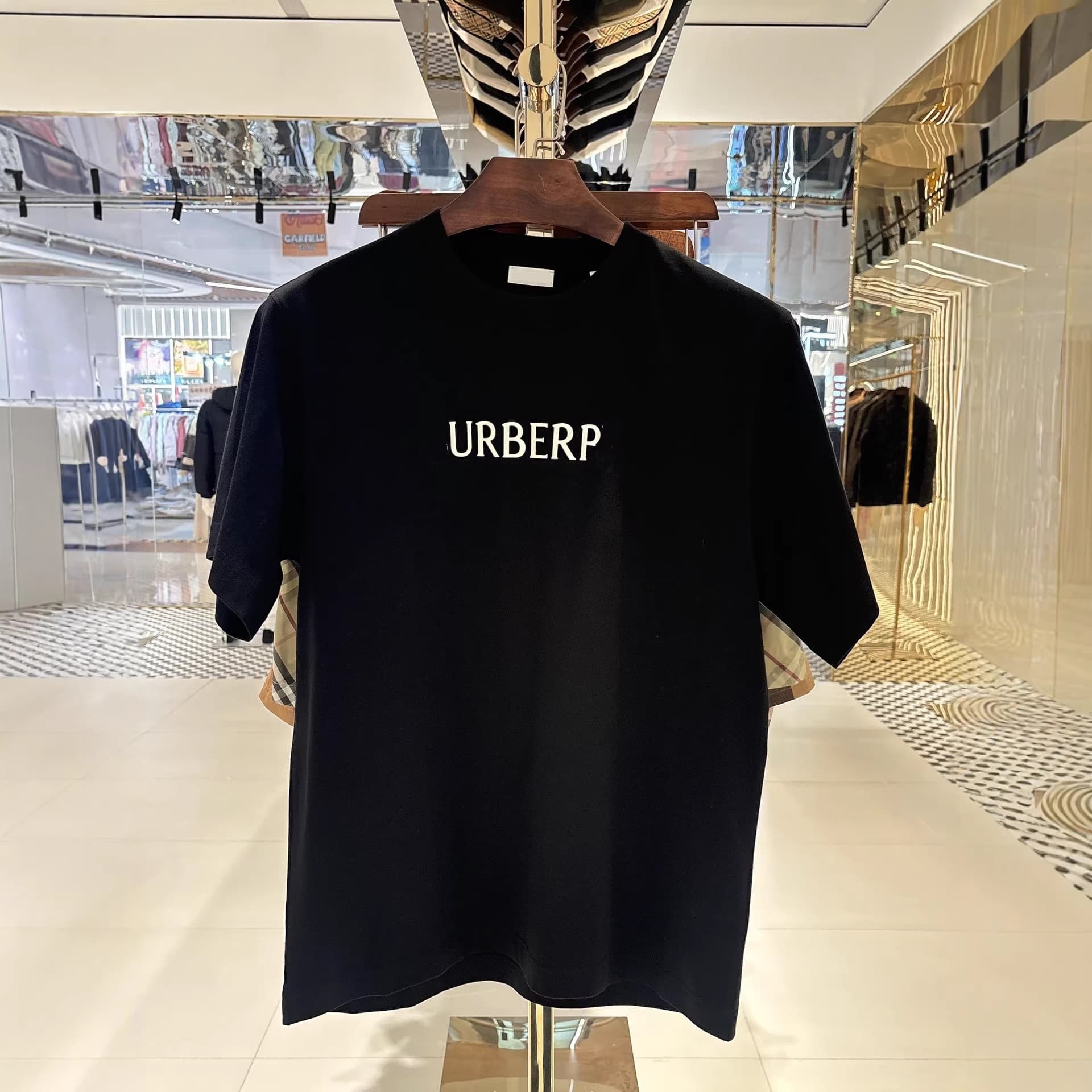 Authentic In Stock Original Tag BBR 26SS Round Neck Printed Cotton Casual Short Sleeve T-Shirt Unisex 300g
