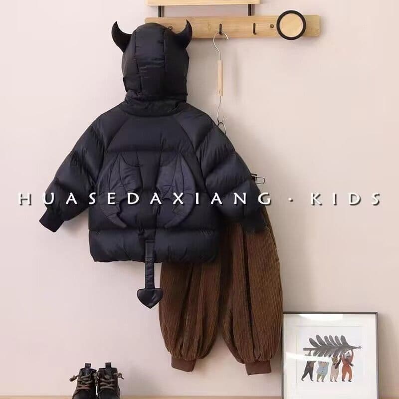 Children's winter down cotton coat 2025 new style, winter baby fleece-lined cotton jacket, stylish casual coat.