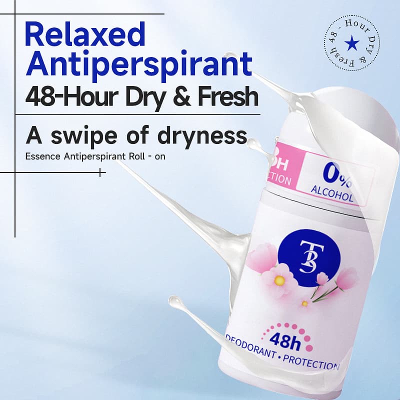 Cross-Border Refreshing Roll-On Deodorant, Portable Underarm Fragrance for Men and Women, English Version Wholesale from Manufacturer