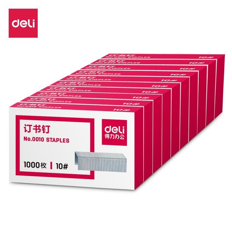 Deli 0010 Staples No. 10 Small Universal Nails Office Binding Stationery Mini Stapler Specific