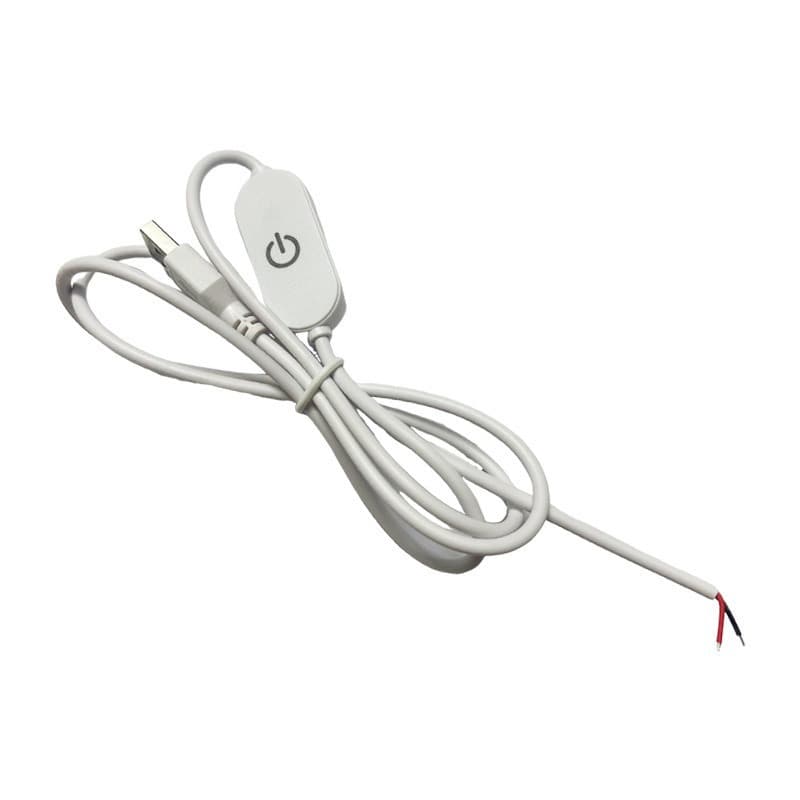 50CM USB switch cable, 501 USB dimmer cable, USB dual-color stepless dimming.