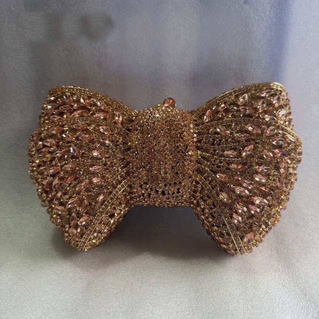 2026 Shenglu Bow Rhinestone Evening Bag Clutch