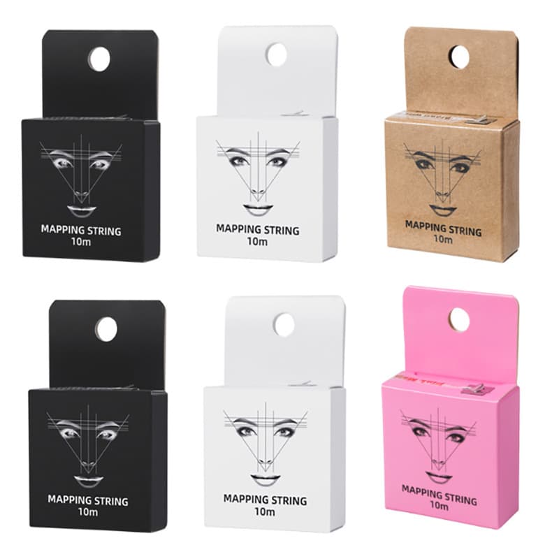 Factory direct sales with ink pattern embroidery thread ruler, tattoo embroidery auxiliary line drawing, ink positioning mapping thread box, ink thread box