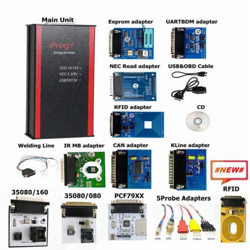 Iprog+ Key Programmer Support IMMO with ECU programmer 11