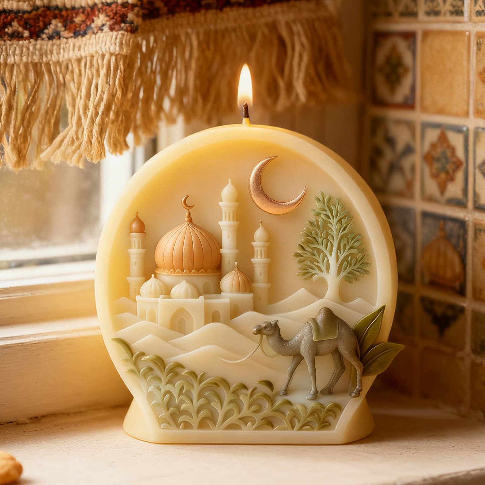Sanxin Castle Aromatherapy Candle Silicone Mold Handmade DIY Scented Stone Plaster Mold Halloween Cross-border