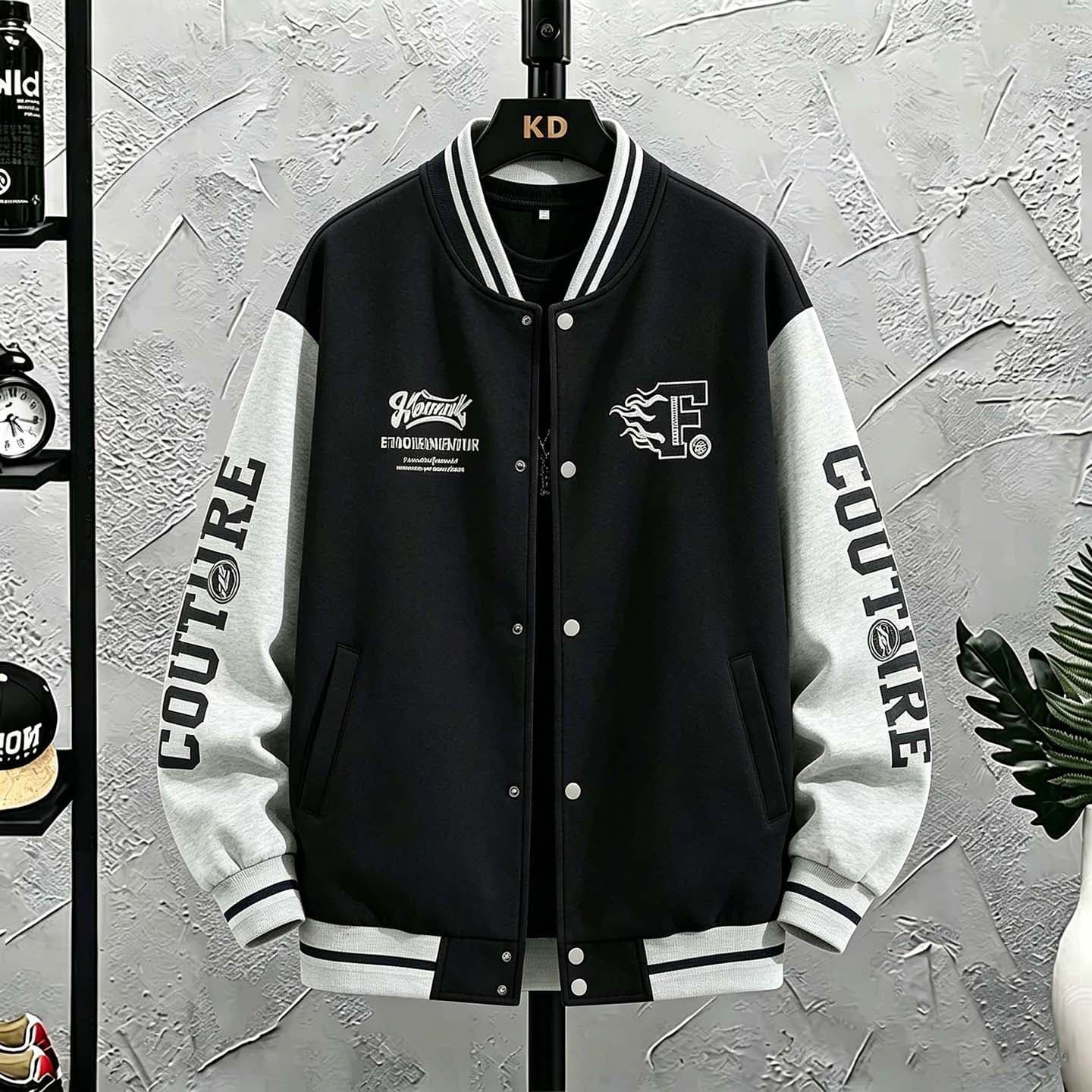 Garment Factory Custom Design Student Trendy Cool Jacket Teen Boys Baseball Jacket Top